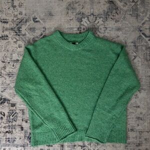 American Eagle Outfitters Light Green Woah So Soft Crewneck Sweater